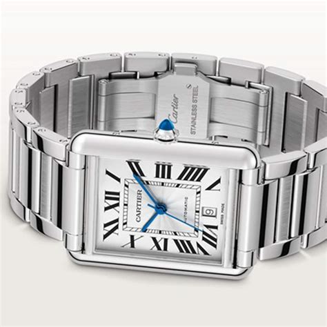 cartier tank must automatic review|cartier tank must extra large.